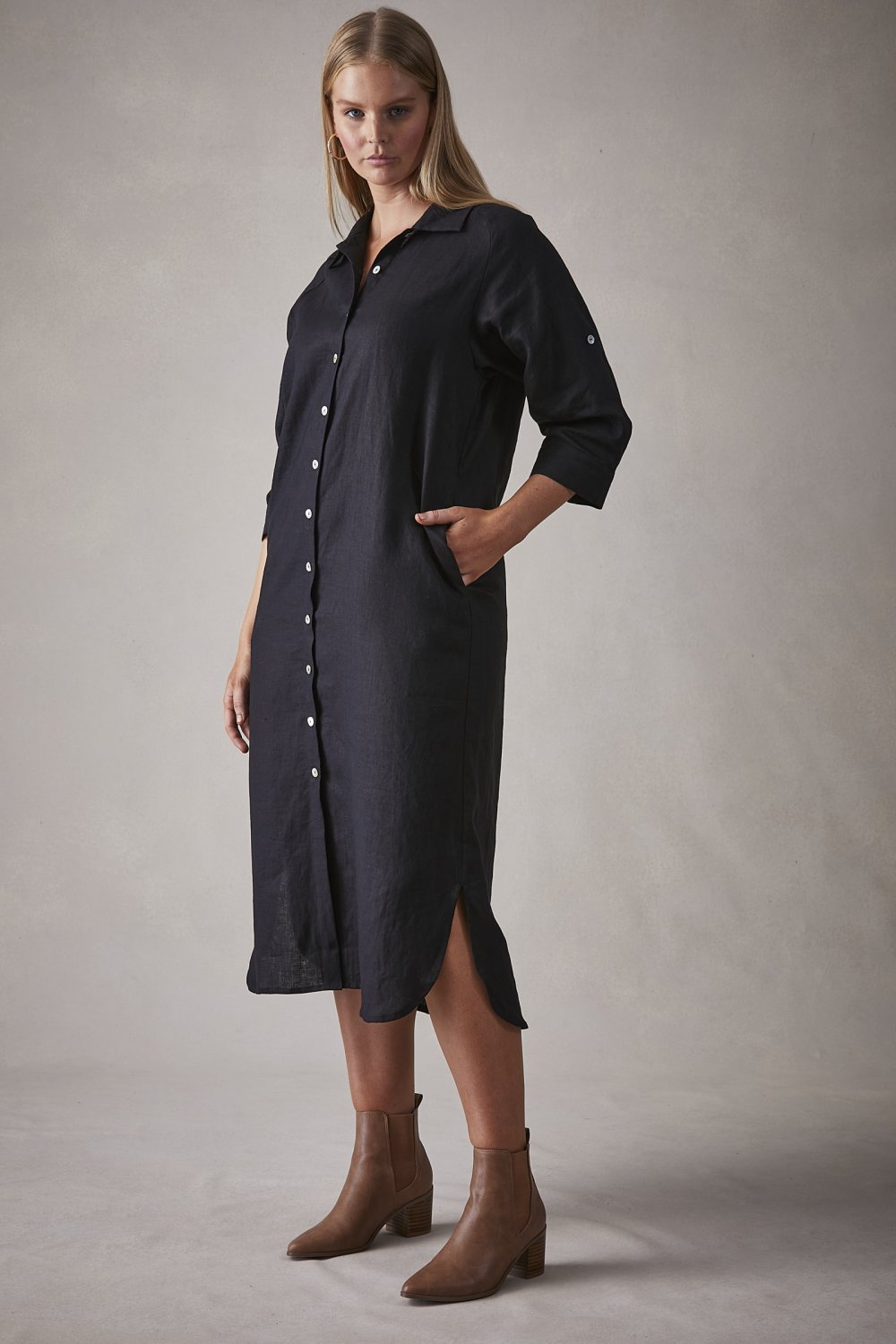 ebive-capella-shirt-dress-raven 5