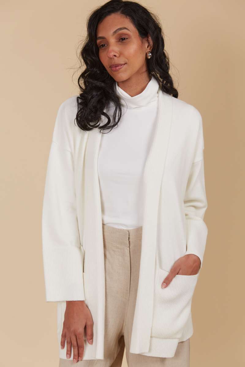 View Isle of Mine Selene Cardigan - Ivory