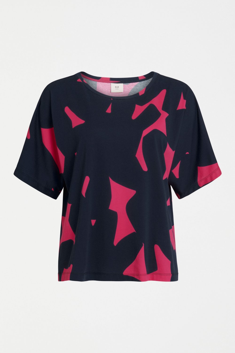 elk-haki-short-sleeve-navy-print-tshirt 