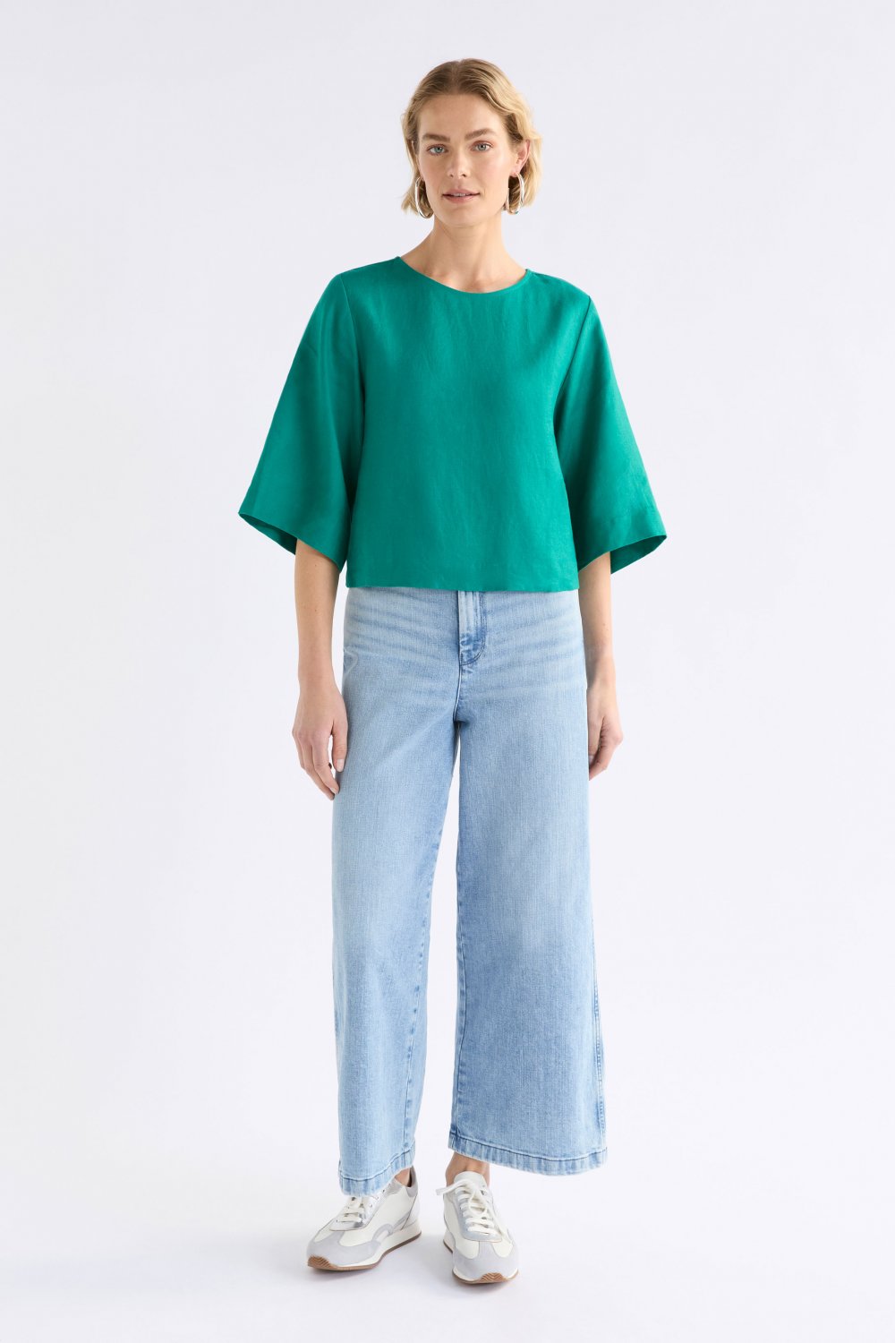 elk-llinen-top-bright-teal 3