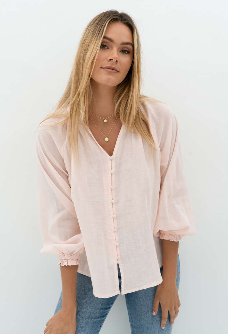 View Humidity Chi Chi Blouse - Soft Pink