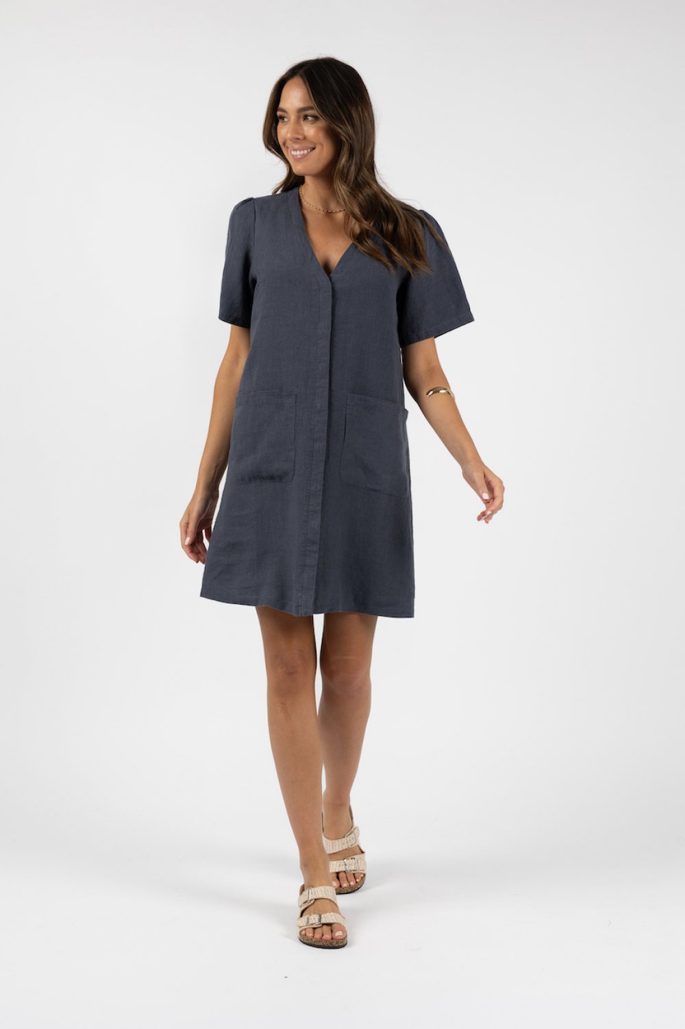 humidity-savina-shirt-dress-steel 3