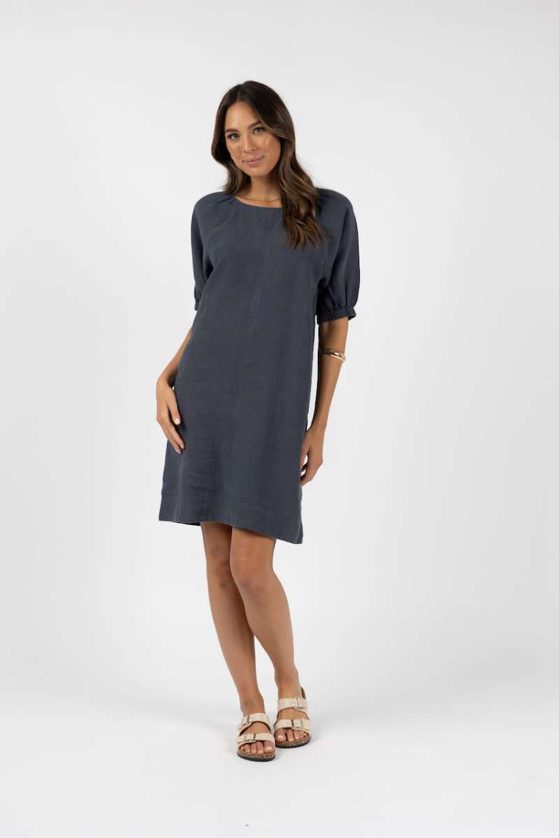 View Humidity Lagoon Shift Dress - Steel