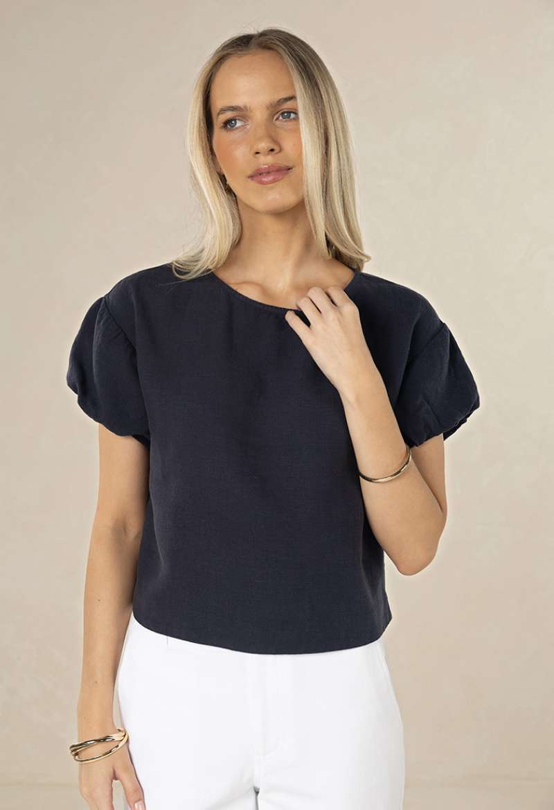 View Humidity Marise Top - Navy