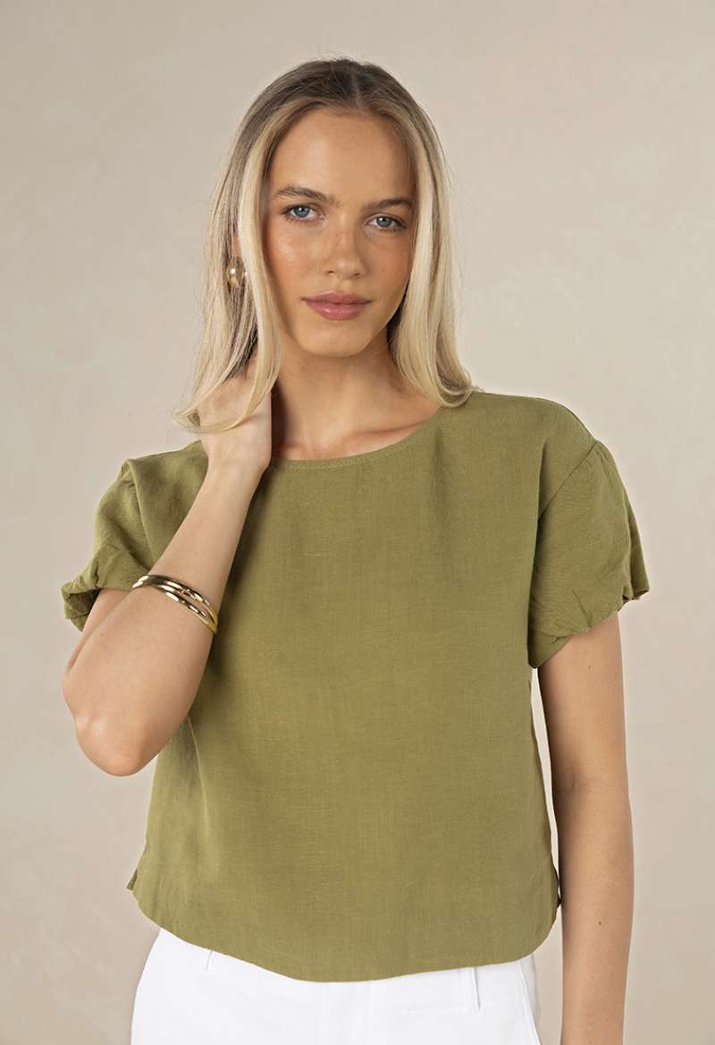 View Humidity Marise Top - Olive
