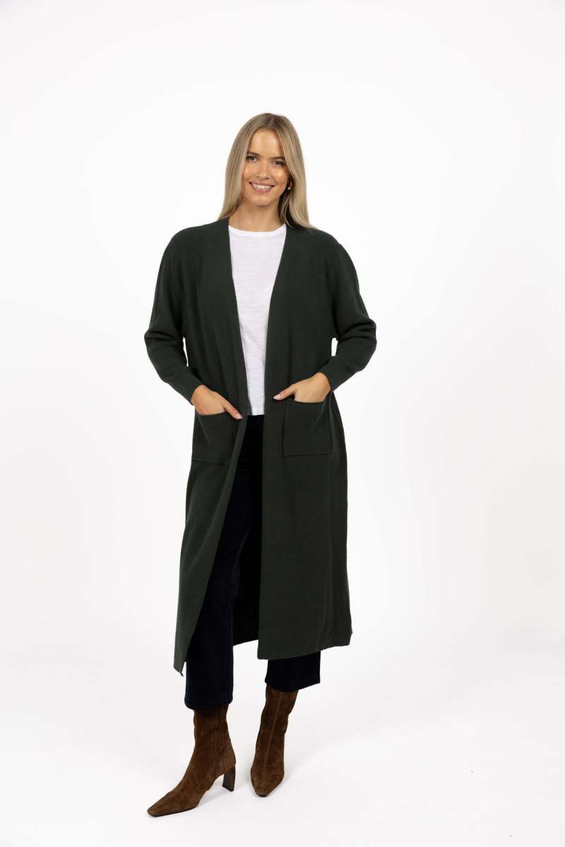 View Humidity Clover Cardi - Khaki