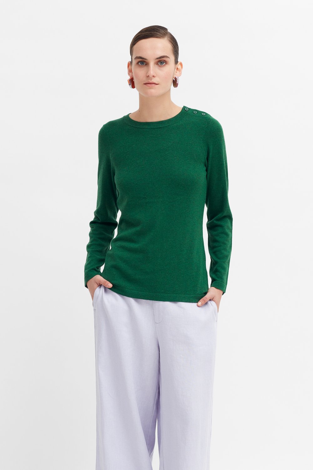 elk-kevyt-sweater-fern-green 2