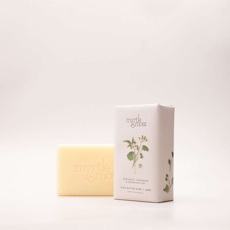 View Myrtle & Moss Bergamot Shea Soap 200g