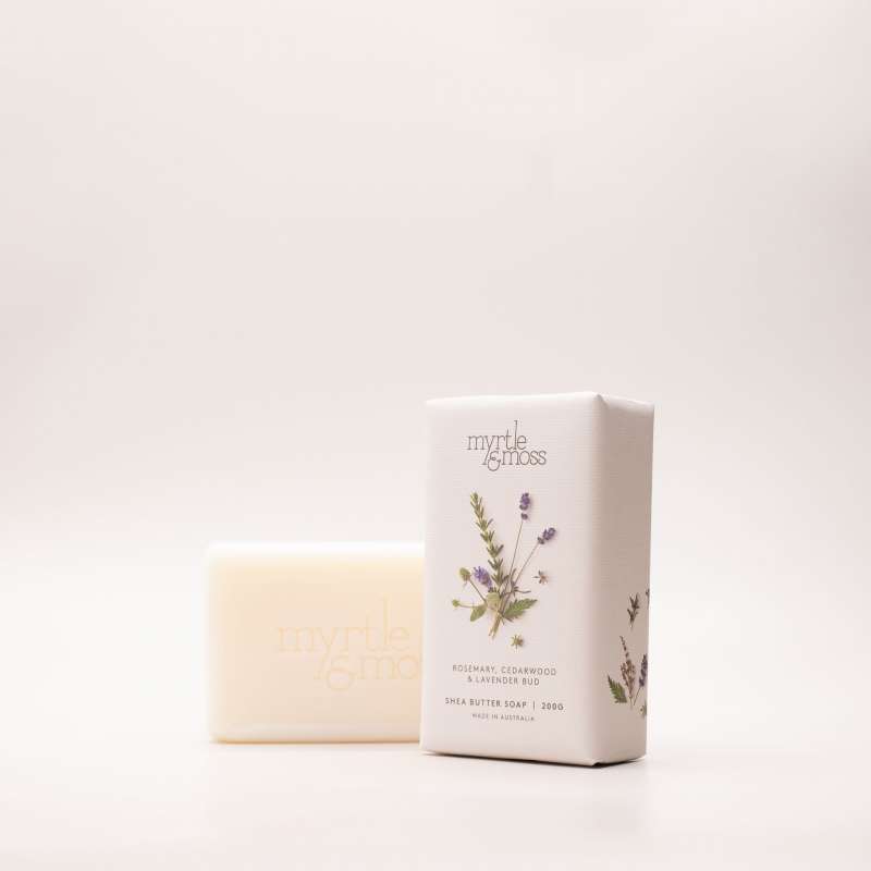 View Myrtle & Moss Lavender Shea Soap 200g