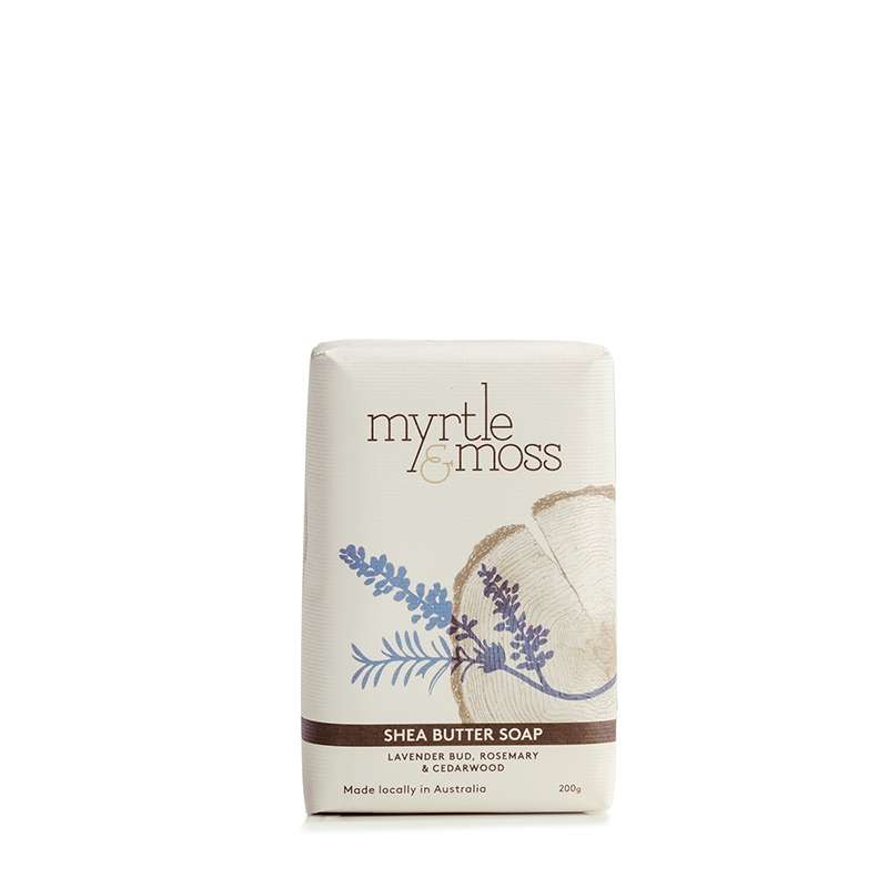 View Myrtle & Moss Lavender Shea Soap 200g