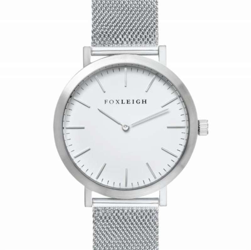 View Foxleigh Silver Mesh Timepiece